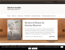 Tablet Screenshot of advicesbooks.com